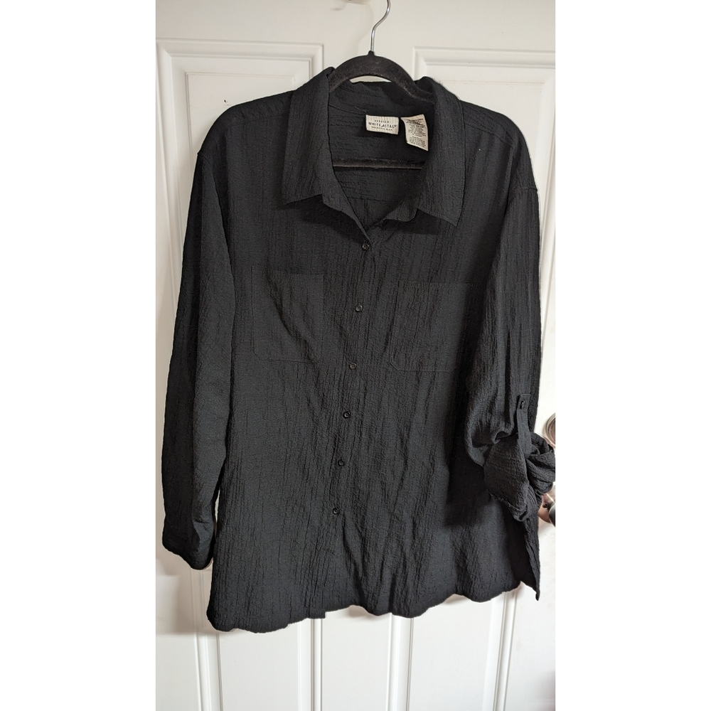 White stag plus size ladies blouse
